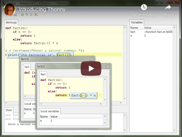 thonny python move circle